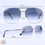 عینک آفتابی ری بن فلزی نقره ای RB3679D - Image 2