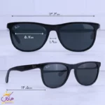 عینک آفتابی ری بن مردانه فریم ویفرر مشکی RB 4412/3 - Image 2