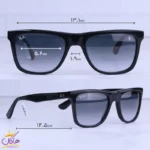 عینک آفتابی ری بن فراری زنانه فریم مشکی RB 4413 M/1 - Image 2