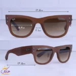 عینک آفتابی ری بن زنانه قهوه ای استیت RB 4840S /1 - Image 2