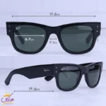 عینک آفتابی ری بن زنانه مشکی شیشه سبز RB 4840S/2 - Image 2