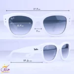 عینک آفتابی ری بن فریم سفید RB7681s - Image 2
