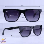 عینک آفتابی ری بن مردانه فریم مشکی پلاریزه RB 4413/1 - Image 2