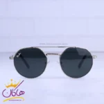 عینک آفتابی مردانه ری بن فریم گرد نقره ای RB 8265/1