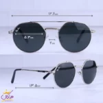 عینک آفتابی مردانه ری بن فریم گرد نقره ای RB 8265/1 - Image 2