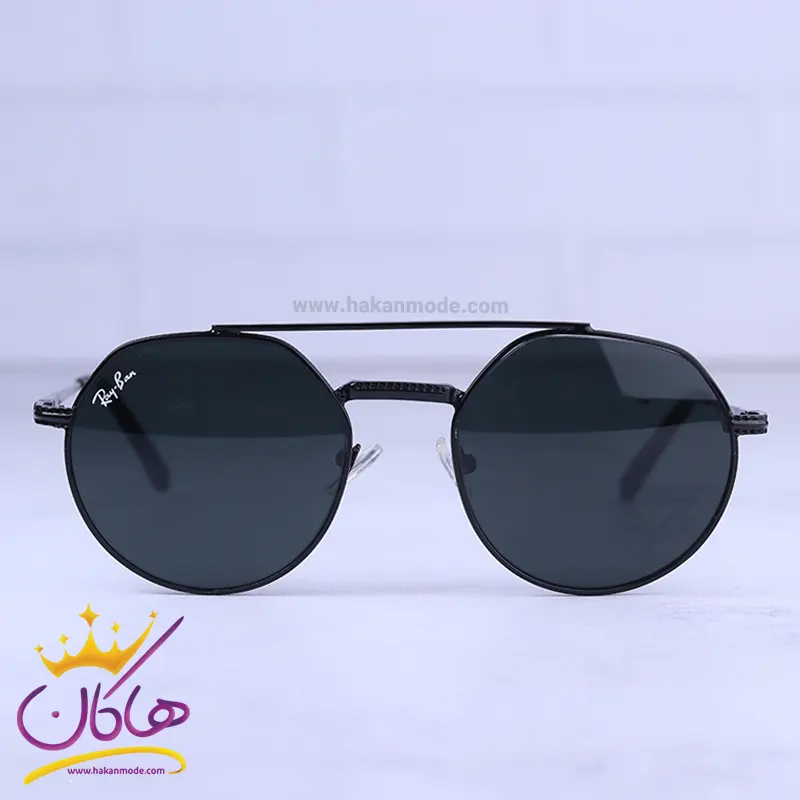 Ray-ban-sunglasses-code-RB8265.21.webp عینک آفتابی مردانه ری بن فریم گرد مشکی RB 8265/2 - Image 1