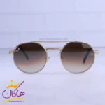 عینک آفتابی مردانه ری بن طلایی شیشه قهوه ای RB8265/3