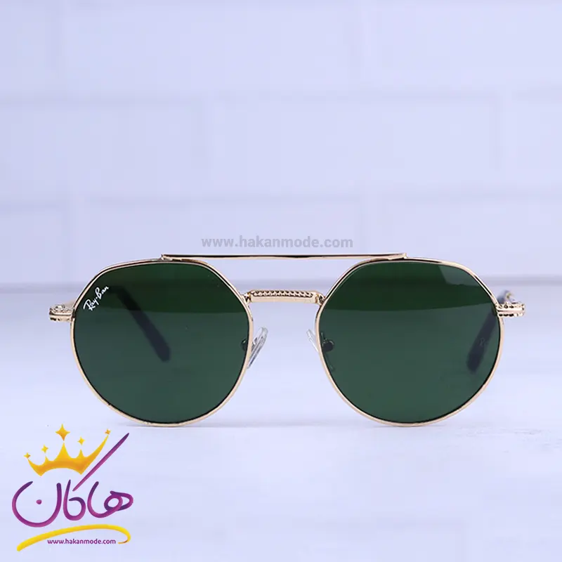 Ray-ban-sunglasses-code-RB8265.51.webp عینک آفتابی مردانه ری بن طلایی شیشه سبز RB8265/5 - Image 1