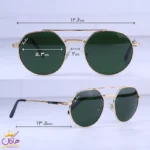عینک آفتابی مردانه ری بن طلایی شیشه سبز RB8265/5 - Image 2
