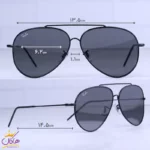 عینک آفتابی ری بن مردانه فریم مشکی خلبانی RO 101S/1 - Image 2