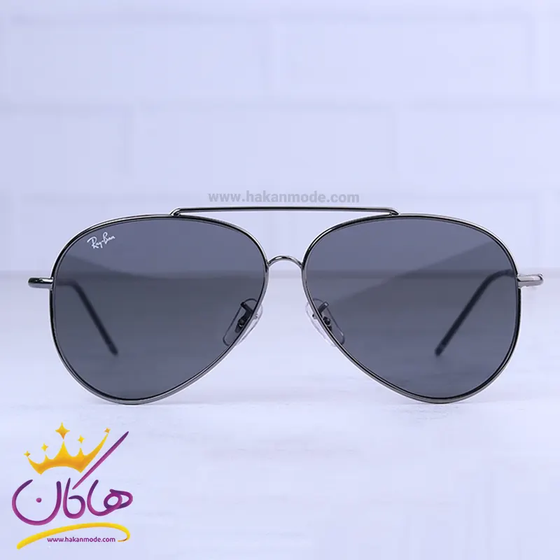 Ray-ban-sunglasses-code-RO-101S.21.webp عینک آفتابی ری بن مردانه خاکستری خلبانی RO 101S/2 - Image 1