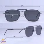 عینک آفتابی ری بن مردانه فریم فلزی خاکستری RO 102S/1 - Image 2