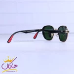 عینک آفتابی مردانه ریبن طلایی شیشه سبز RB3674/1 - Image 3