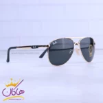 عینک آفتابی مردانه ریبن طلایی شیشه مشکی RB 5228/1 - Image 4