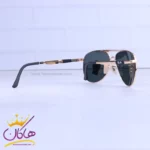 عینک آفتابی مردانه ریبن طلایی شیشه مشکی RB 5228/1 - Image 3