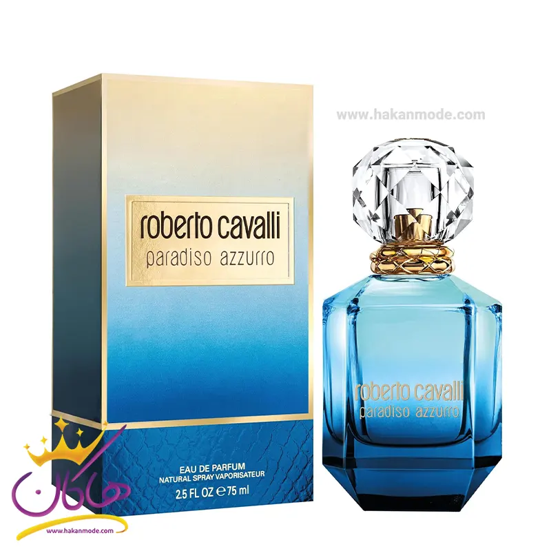 Roberto-Cavalli-perfume-Paradiso-Azzurro1.webp عطر ادکلن روبرتو کاوالی پارادایسو آزورو زنانه - Image 1