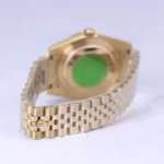 ساعت مچی رولکس مردانه فلزی طلایی دیت جاست صفحه سفید 4043/57 - Image 3