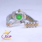 ساعت مچی زنانه رولکس فلزی دیت جاست صفحه مشکی 4041/32 - Image 2