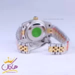 ساعت رولکس زنانه فلزی دیت جاست نقره ای طلایی 4042/58 - Image 3