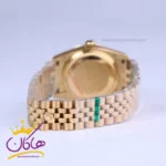 ساعت رولکس مردانه فلزی دیت جاست صفحه سبز 4043/25 - Image 3