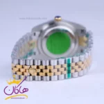 ساعت رولکس مردانه فلزی دیت جاست نقره ای طلایی 4043/47 - Image 3