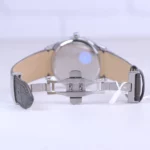 ساعت مچی رومانسون مردانه بند چرم طوسی قاب نقره ای G1534/5 - Image 3