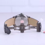ساعت عقربه ای رومانسون مردانه چرم مشکی قاب گان G1533/3 - Image 2