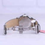 ساعت عقربه ای رومانسون مردانه بند چرم طوسی G1533/6 - Image 2