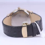 ساعت مچی رومانسون مردانه بند چرم مشکی قاب طلایی G1534/4 - Image 3