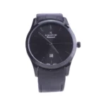 ساعت عقربه ای رومانسون مردانه بند چرم مشکی G1535/1