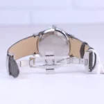 ساعت مچی رومانسون مردانه بند چرم طوسی قاب نقره ای G1535/3 - Image 2