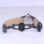 ساعت مچی رومانسون زنانه بند چرم تمام مشکی L1535/1 - Image 2