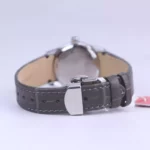 ساعت مچی رومانسون زنانه بند چرم طوسی قاب نقره ای L1535/3 - Image 3