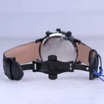 ساعت عقربه ای رومانسون مردانه بند چرم تمام مشکی G 2070/3 - Image 2