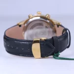 ساعت عقربه ای رومانسون مردانه چرم قاب طلایی G 2096/3 - Image 3