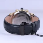 ساعت عقربه ای رومانسون مردانه بند چرم مشکی G 2103/1 - Image 3