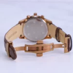 ساعت مچی عقربه ای رومانسون مردانه چرم قهوه ای G 2104/1 - Image 2