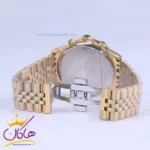 ساعت مچی مردانه رومانسون فلزی طلایی صفحه مشکی 9766/1 - Image 2