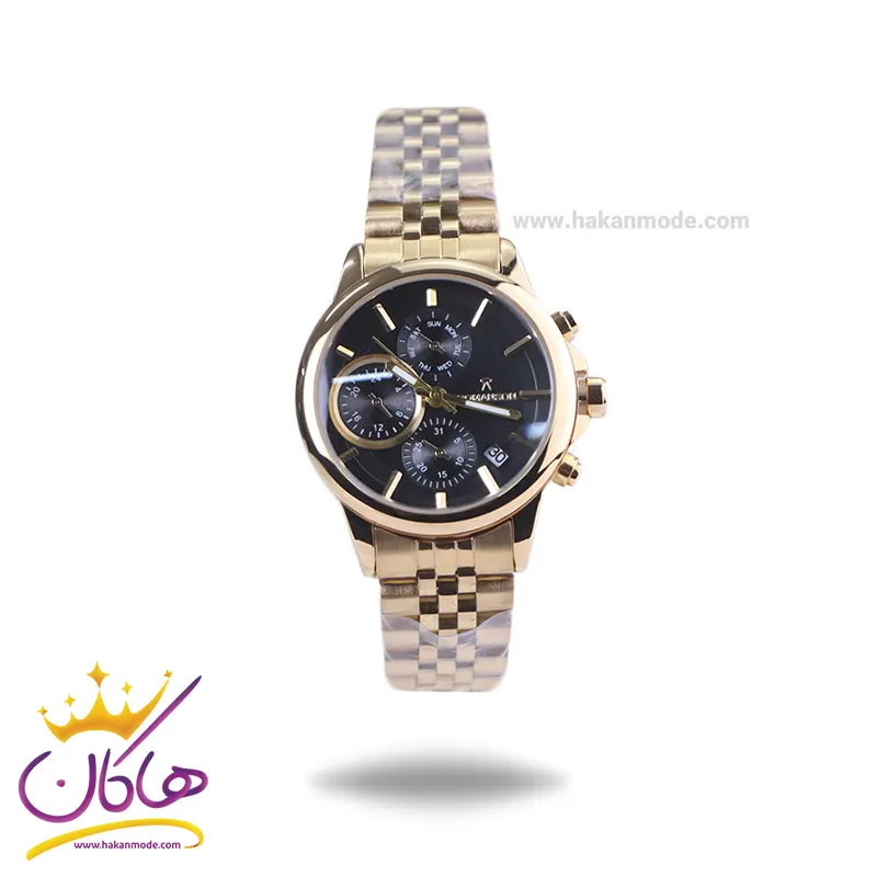Romanson-highcopy-watch-code-1211441.webp ساعت مچی رومانسون زنانه فلزی طلایی صفحه مشکی 9766/2 - Image 1