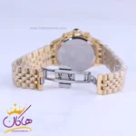 ساعت مچی رومانسون زنانه فلزی طلایی صفحه مشکی 9766/2 - Image 2