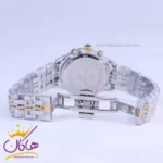 ساعت مچی رومانسون زنانه فلزی نقره ای طلایی صفحه مشکی 030/10 - Image 2