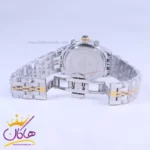 ساعت مچی رومانسون زنانه فلزی نقره ای طلایی صفحه آبی 030/12 - Image 2