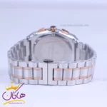 ساعت مچی مردانه رومانسون فلزی نقره ای رزگلد صفحه سبز 972/3 - Image 3