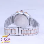 ساعت مچی زنانه رومانسون فلزی نقره ای رزگلد صفحه سبز 972/4 - Image 3