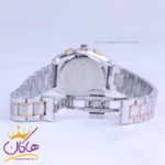 ساعت مچی زنانه رومانسون فلزی نقره ای رزگلد صفحه سبز 972/4 - Image 2