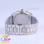 ساعت مچی رومانسون مردانه فلزی نقره ای طلایی صفحه مشکی 972/5 - Image 3