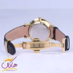 ساعت عقربه ای رومانسون مردانه بند چرم قاب طلایی G 2090/1 - Image 3