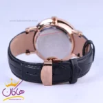 ساعت عقربه ای رومانسون مردانه بند چرم قاب رزگلد G 2090/6 - Image 2