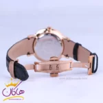 ساعت عقربه ای رومانسون مردانه بند چرم قاب رزگلد G 2090/6 - Image 3