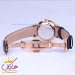 ساعت عقربه ای رومانسون زنانه بند چرم قاب رزگلد L 2090/6/6 - Image 3